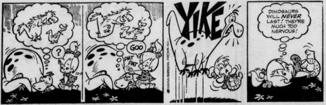 The Flintstones Comic Strip - Oct. 2, 1963