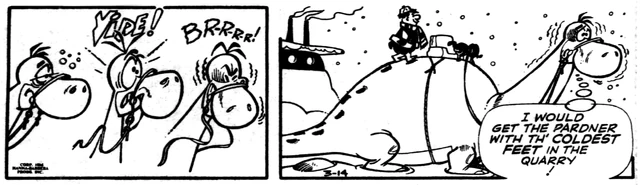 The Flintstones Daily Comic Strip - Mar. 14, 1984