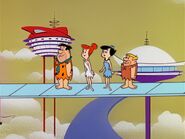 The Flintstones - The Long, Long, Long Weekend - Fred, Barney, Wilma and Betty in the Future