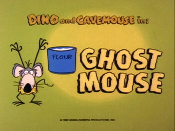 The Flintstone Comedy Show - Episode Title Card - Ghost Mouse