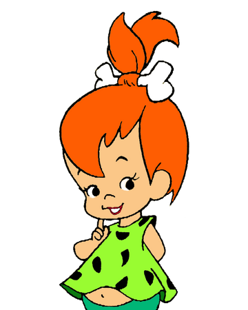 pictures of pebbles from the flintstones