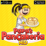 Mindy aprobando Papa's Pancakeria HD