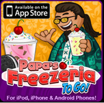 En el cartel de Papa's Freezeria To Go!