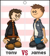 Tony vs. James