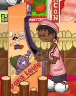 Clair jugando Papa Louie: When Pizzas Attack!