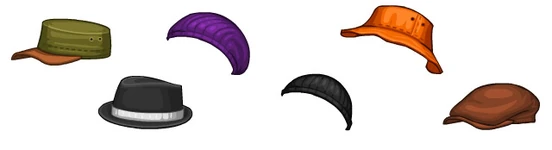 Nuevos sombreros.