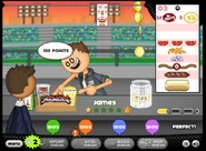 Perfecto en Papa's Hot Doggeria