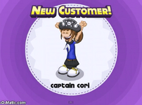 Captain Cori unlocked in Papa's Cupcakeria