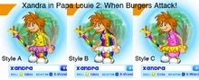 When Burgers Attack! - Xandra