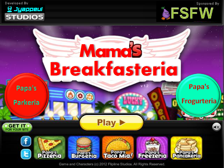 Mama's Breakfasteria, Flipline Studios Fanon Wiki