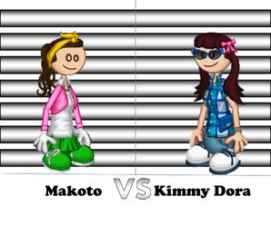 Makoto vs. Kimmy Dora