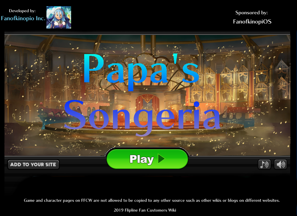 Papa's Wingeria - Title screen/parade music 