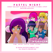 Pastel Night's physical copy art.