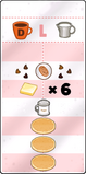 Gremmie's regular order in Papa's Pancakeria HD