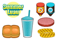 Cluckeria Summer Luau Holiday Ingredients
