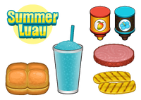 Papa's Cupcakeria To Go Rank 28:All Summer Luau Toppings Unlocked