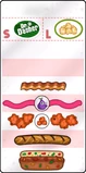Hope's order during Christmas in Papa's Hot Doggeria HD