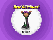 Drakson is unlocked in Papa's Cheeseria To Go