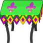 Furni mardigras table medium