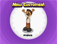 New customer Franco
