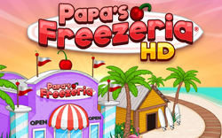 Papa's Freezeria HD Day 37 New Cinnamon Roll Home Run Derby Mini Game 