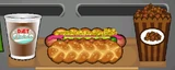 Mary's regular order in Papa's Hot Doggeria HD