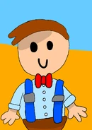 Big Pauly (Blue and Orange Background)