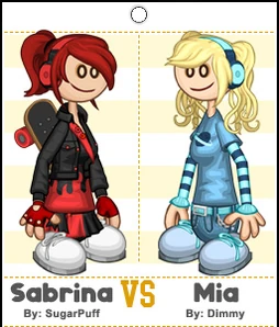 Sabrina vs. Mia