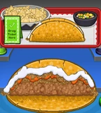 Taylor's regular order in Papa's Taco Mia HD