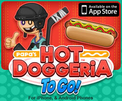 Papa's Hot Doggeria Day 32 : Prudence likes to eat her dog