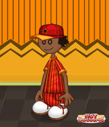 Taylor wearing the Starlight City Buffaloes uniform
