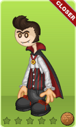 Allan's Halloween costume in Taco Mia HD (Vampire)