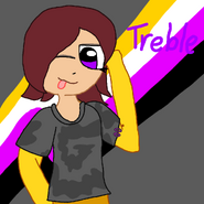 Treble fanart by Moonyandfriendsofficial