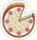 Cheesecake Wheel Sticker