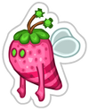 Strawbuzzy Sticker