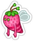 Strawbuzzy Sticker