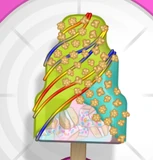 Hope's order during Big Top Carnival in Papa's Paleteria To Go!