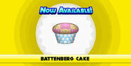 Battenberg Cake, a seasonal exclusive cake.