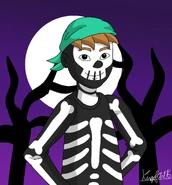 Robby (Skeleton) by KingofArt16.png (1.27 MB) Style H by KingofArt16
