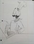 Papa Louie and the Pizza Monster by AllieCat361