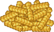Crinkle Cut Fries (Transparent)