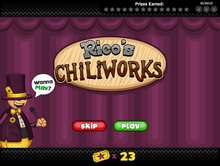 Rico's Chiliworks Title Card