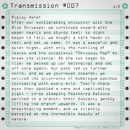Transmission #007 (1/2)