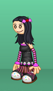 Willow Style B in Papa's Bakeria (Cupcakeria-themed outfit)