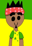 Alberto (Green and Yellow Background)