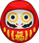Furni luckyluckymatsuri daruma