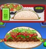 Mindy's regular order in Papa's Taco Mia HD