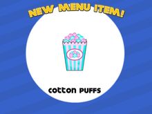 Unlocking cotton puffs