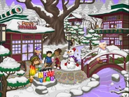 新年期间的樱花湾