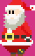 Pixel Santa